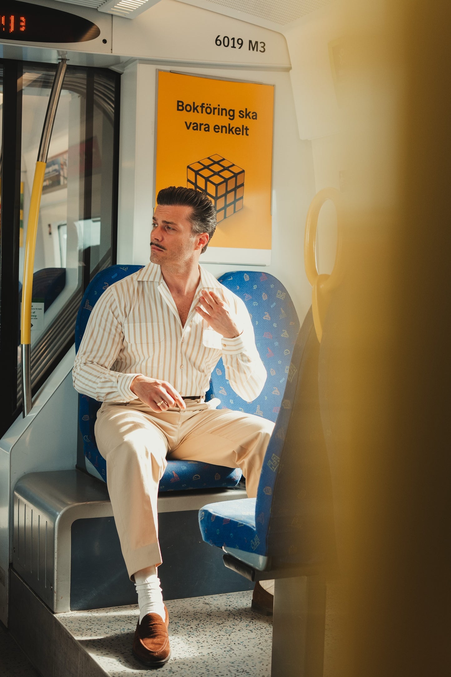 ARUSHA vintage striped safari shirt