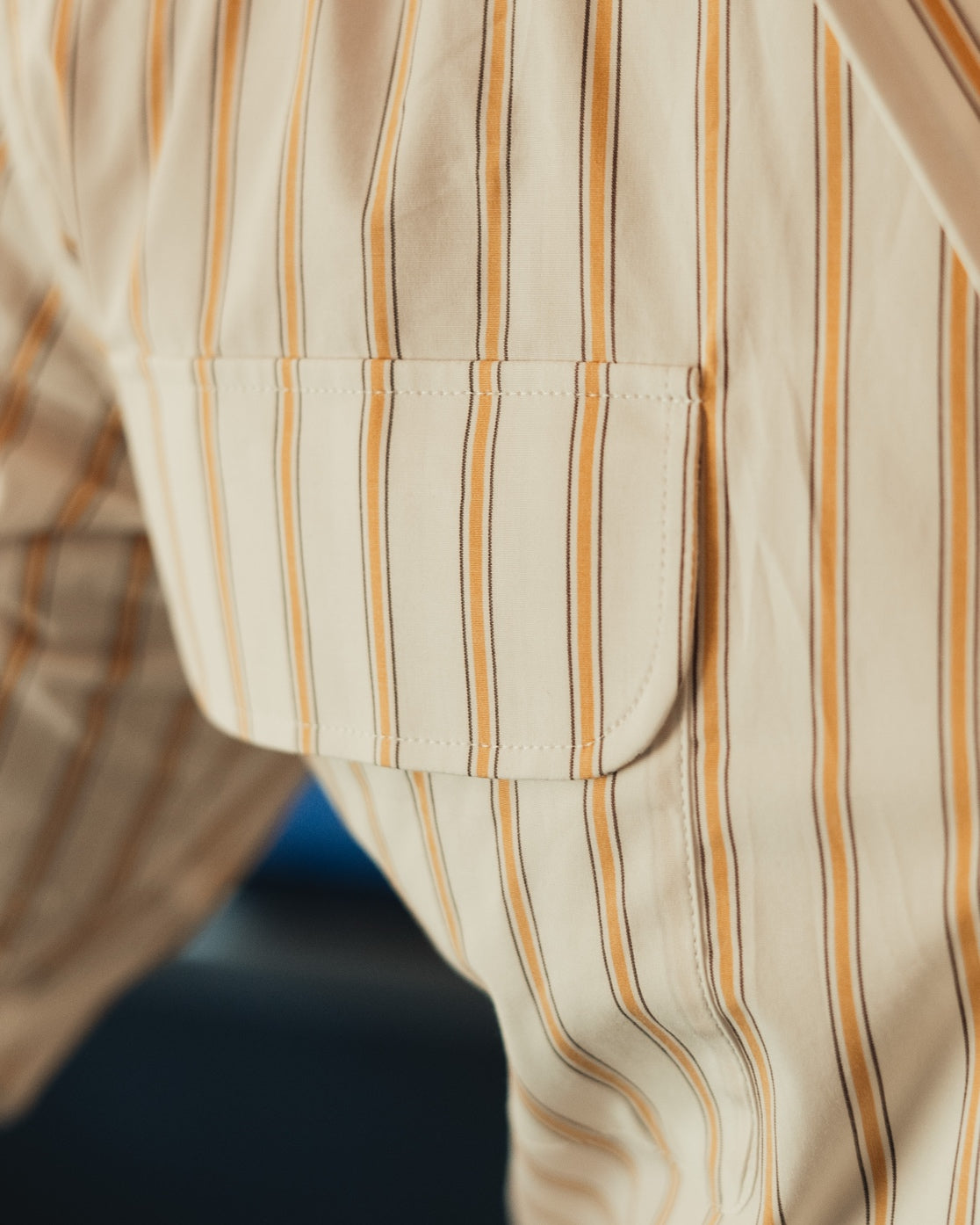 ARUSHA vintage striped safari shirt