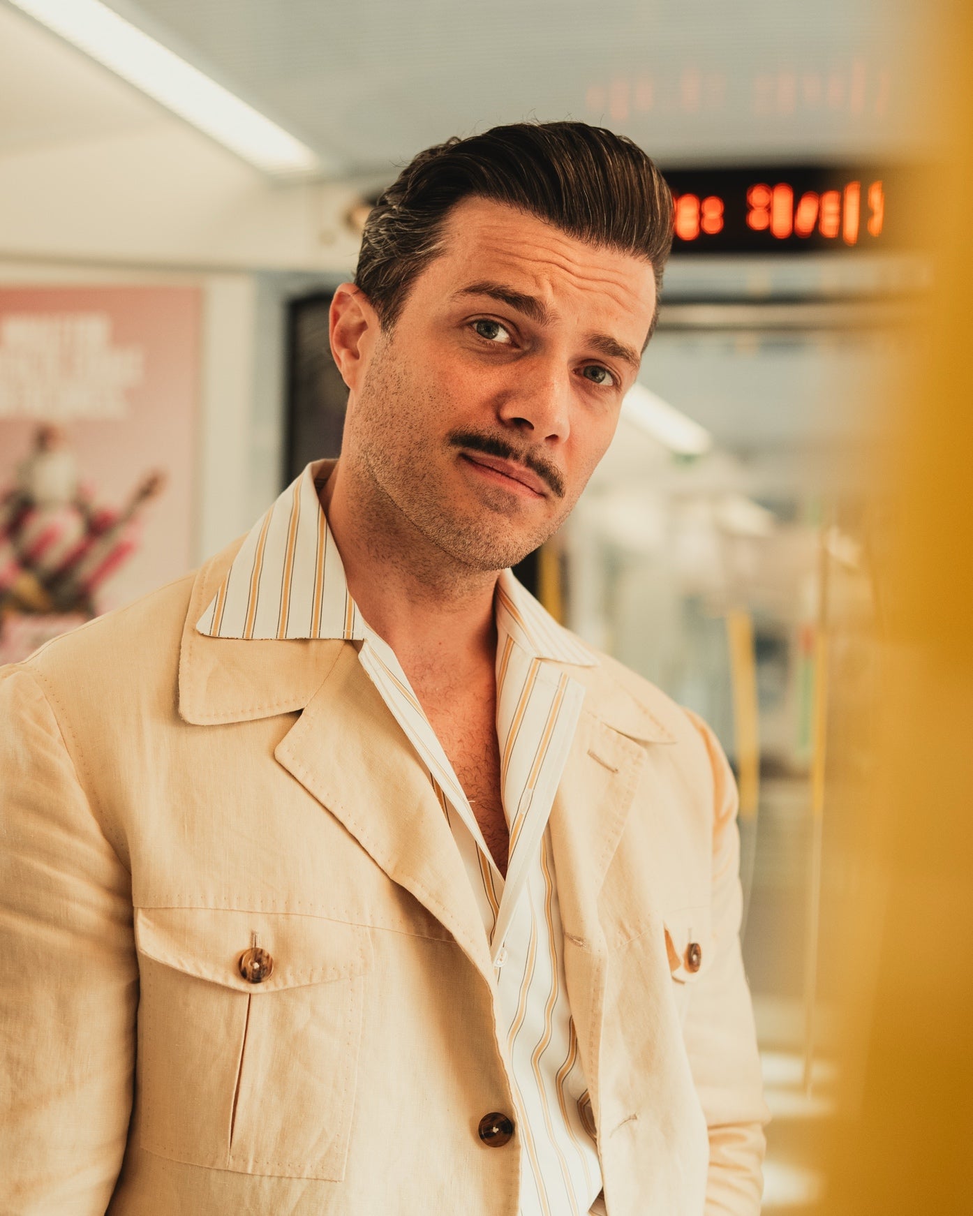 ARUSHA vintage striped safari shirt