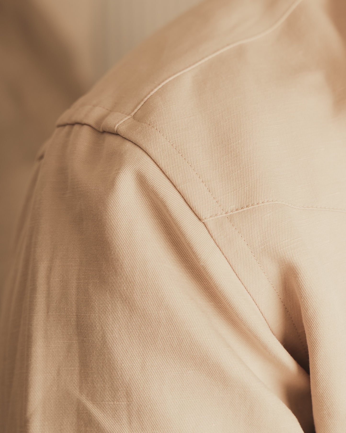 NASHVILLE Western Shirt cotton/linen sand