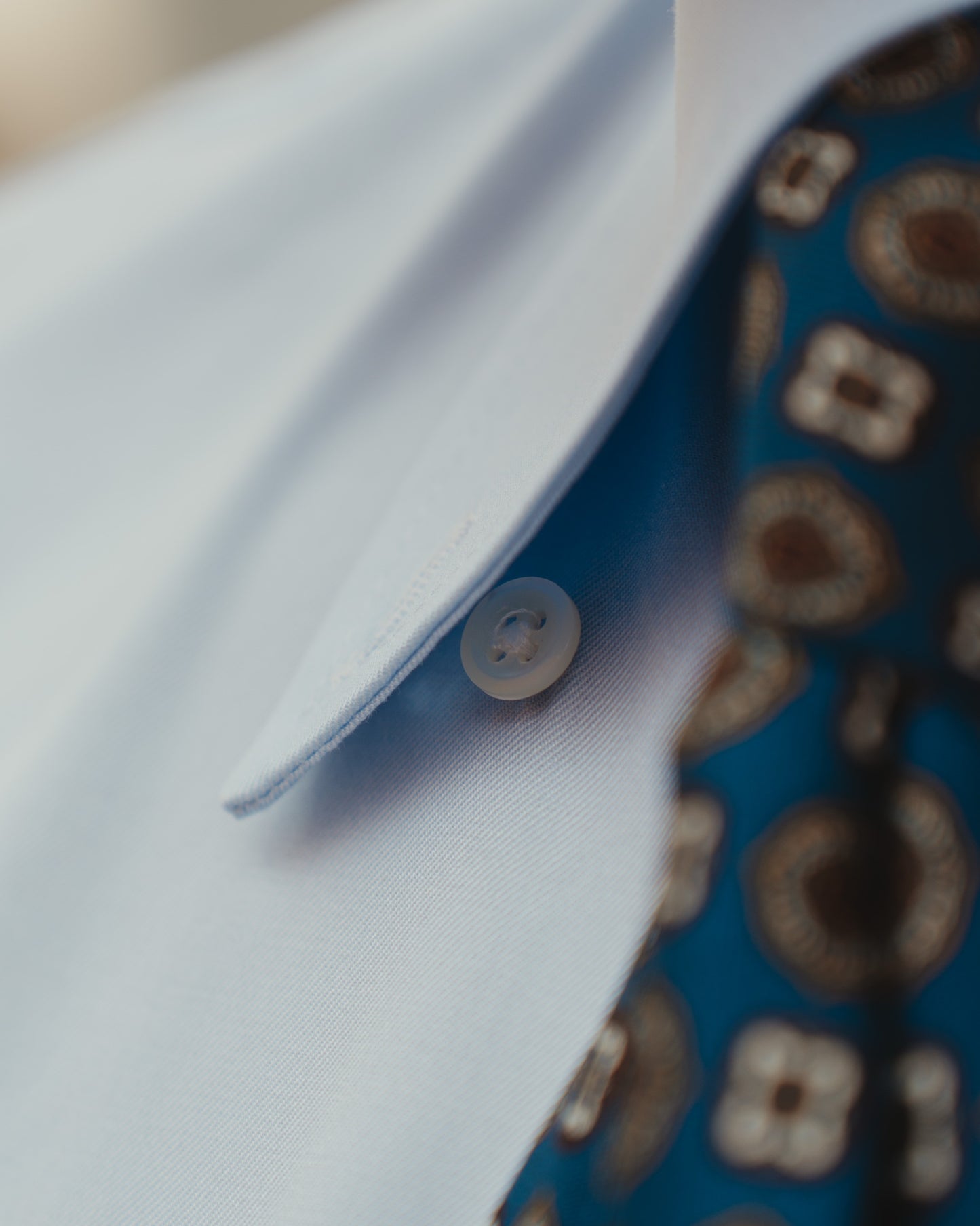 SERENO button-down light blue zephyr shirt
