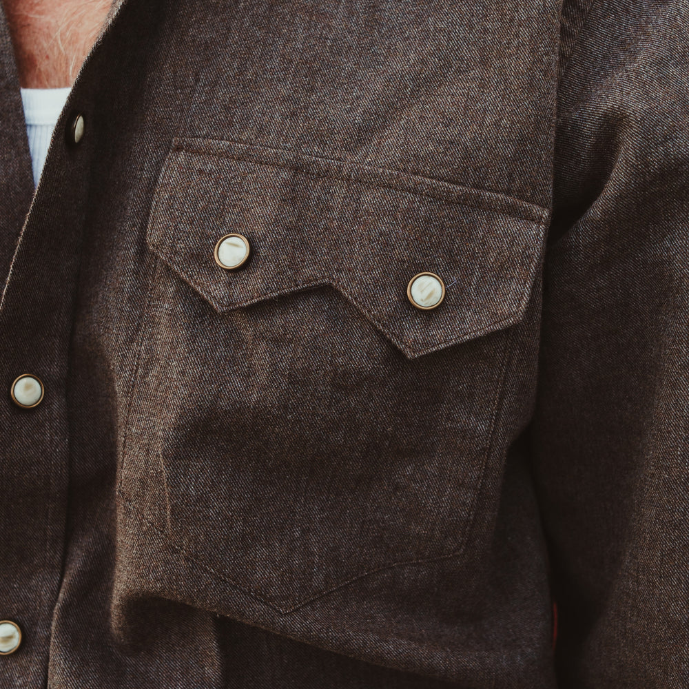 
                  
                    NASHVILLE Western Shirt  brown flannel
                  
                