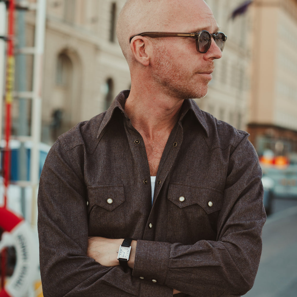 
                  
                    NASHVILLE Western Shirt  brown flannel
                  
                