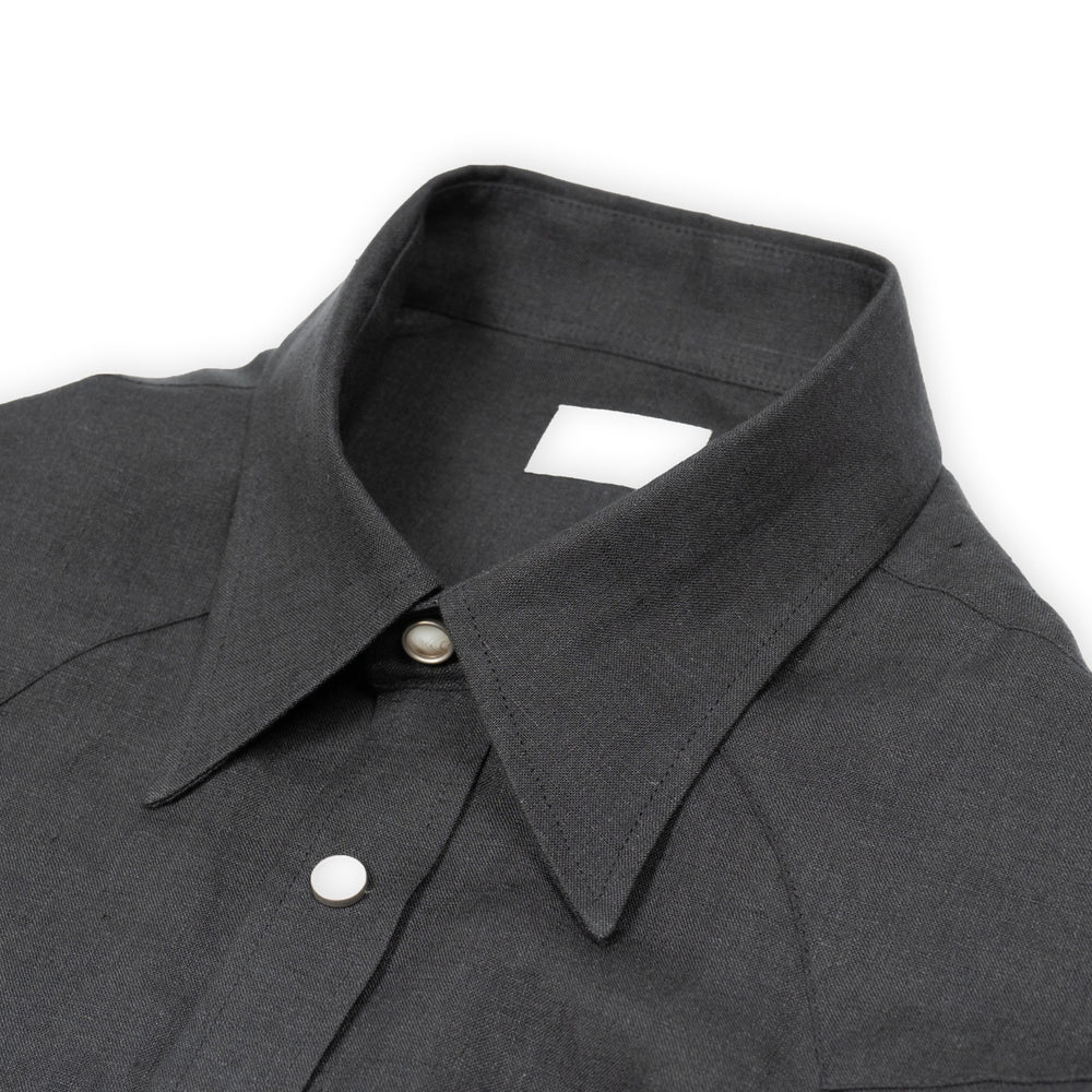 
                  
                    NASHVILLE Western Shirt black linen
                  
                