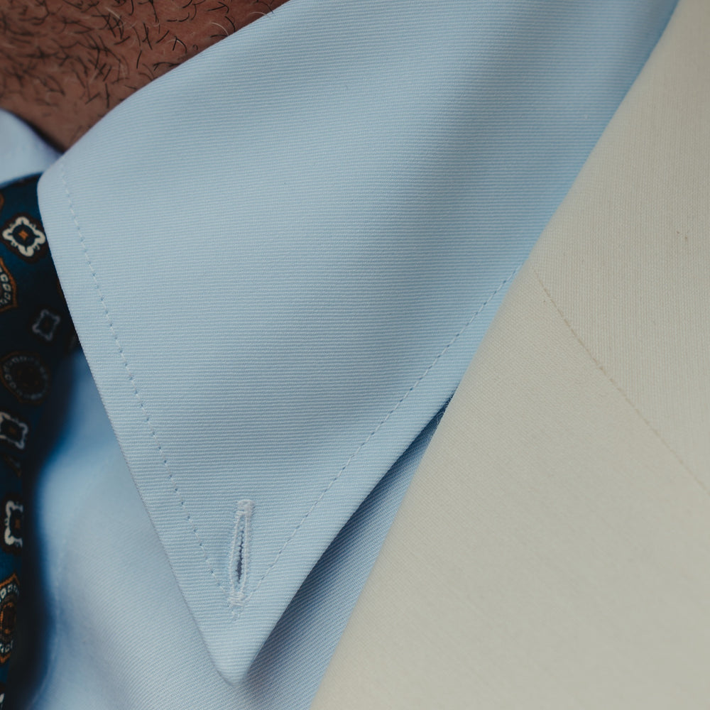 
                  
                    SERENO button-down light blue zephyr shirt
                  
                