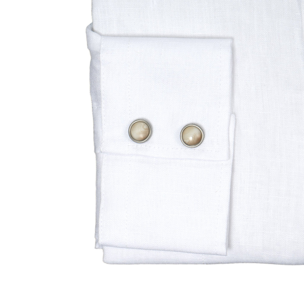 
                  
                    NASHVILLE Western Shirt White Linen
                  
                